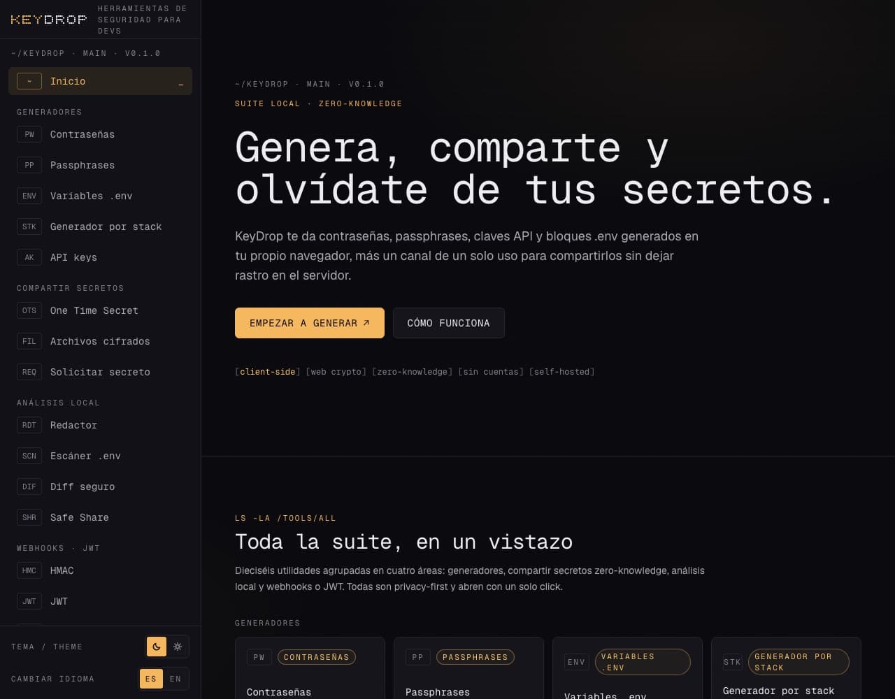 Captura de KeyDrop