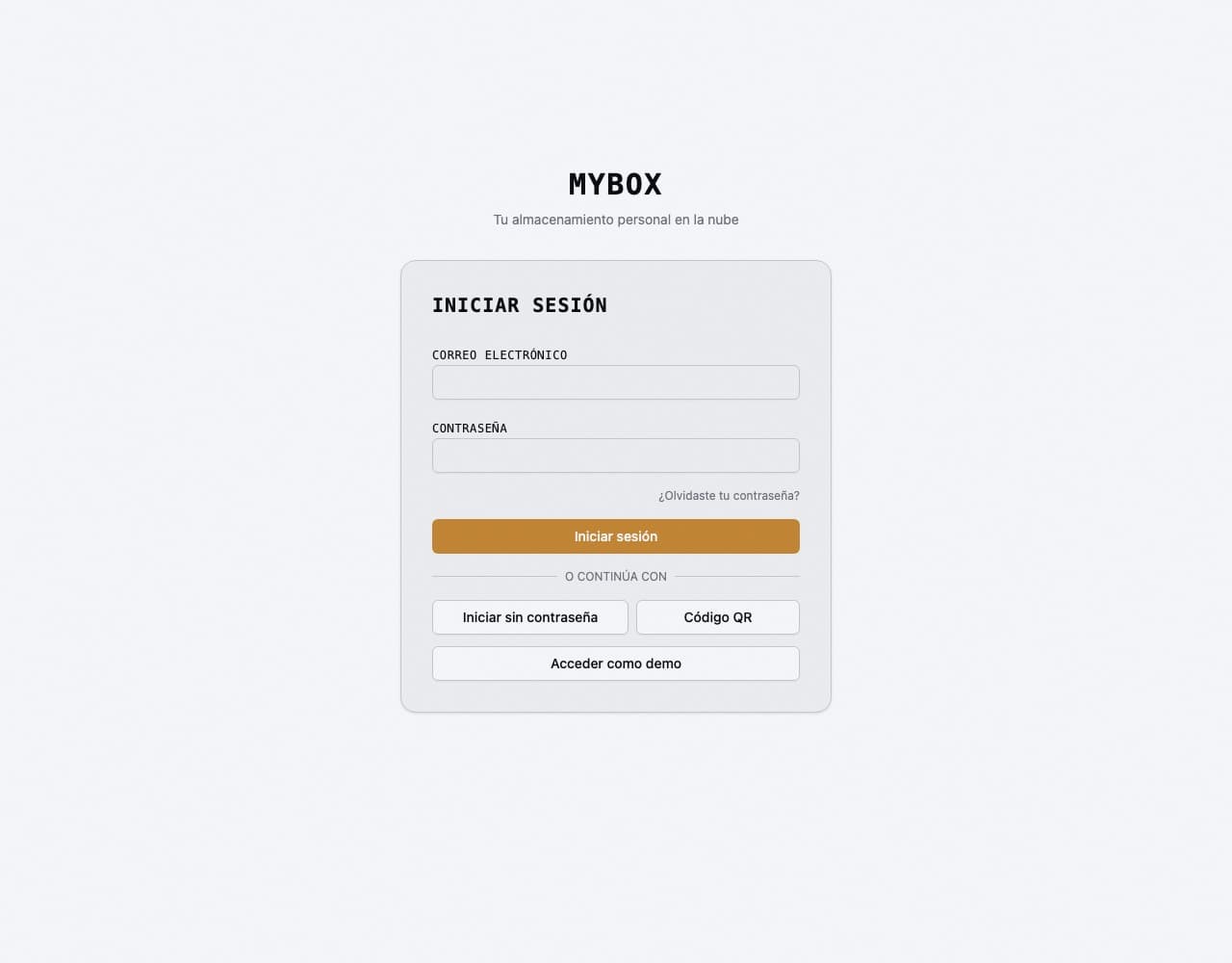 Captura de MyBox